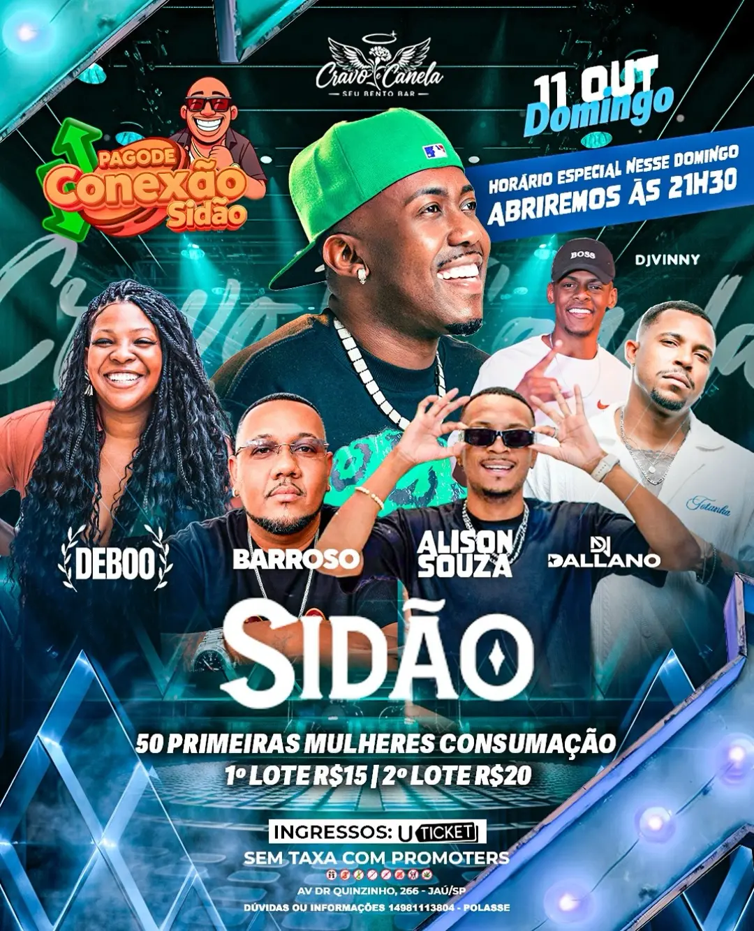 Flyer de Pagode do A.S