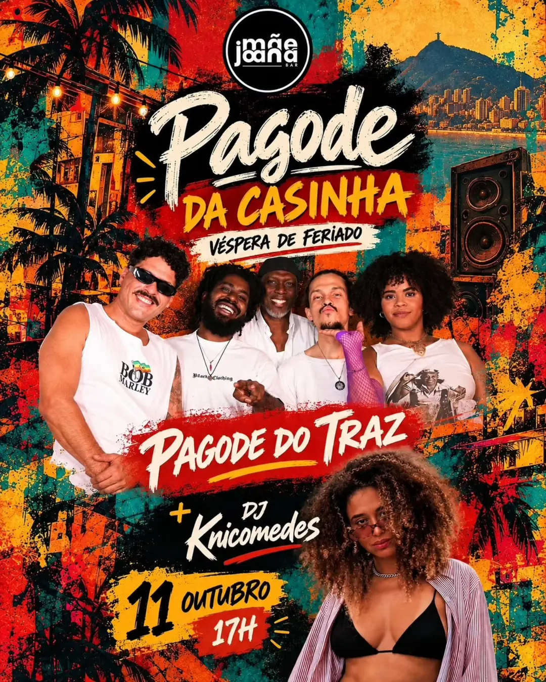 Flyer de Pagode do Traz e PdT
