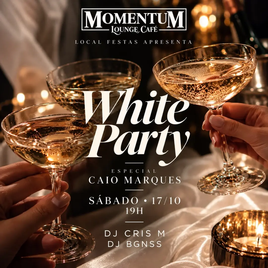 Flyer de Guilherme e Cris M