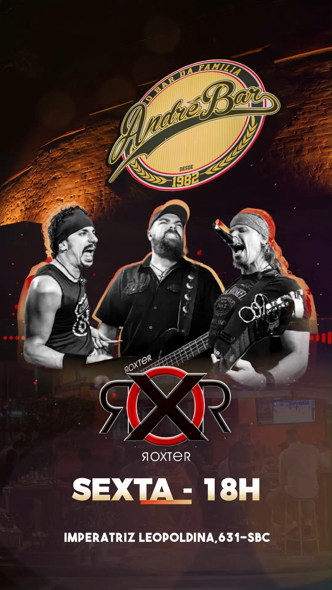 Flyer de Banda Roxter