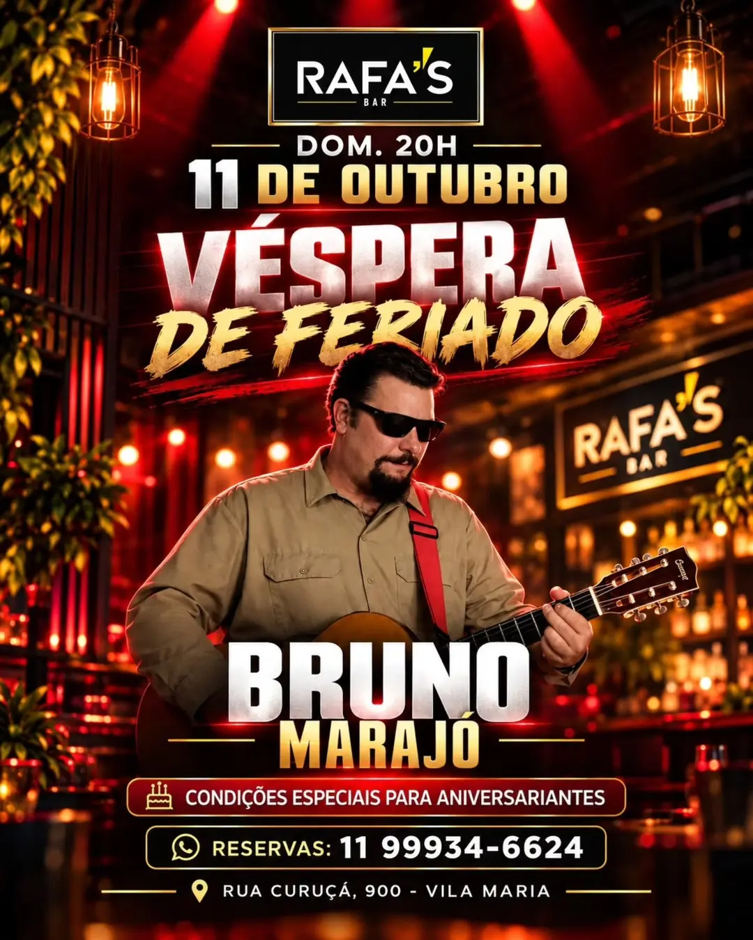 Flyer de Bruno Marajo