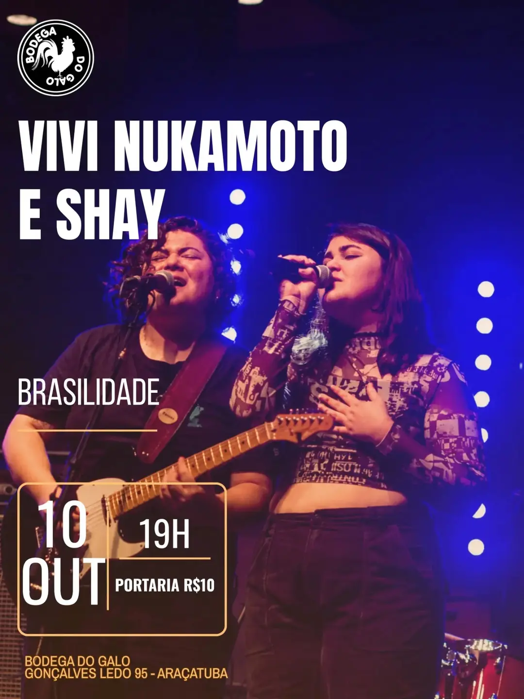 Flyer de Shay e Vivi