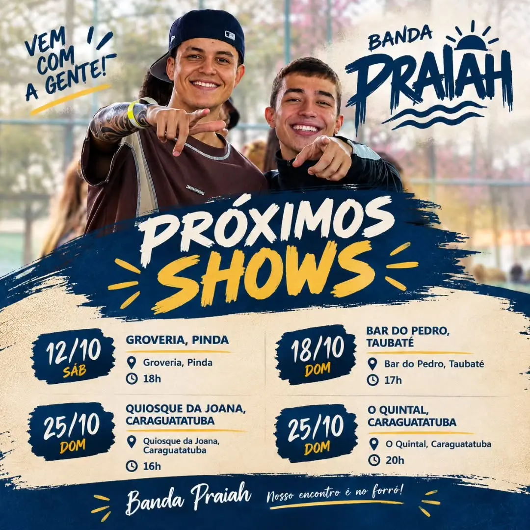 Flyer de Banda Praiah