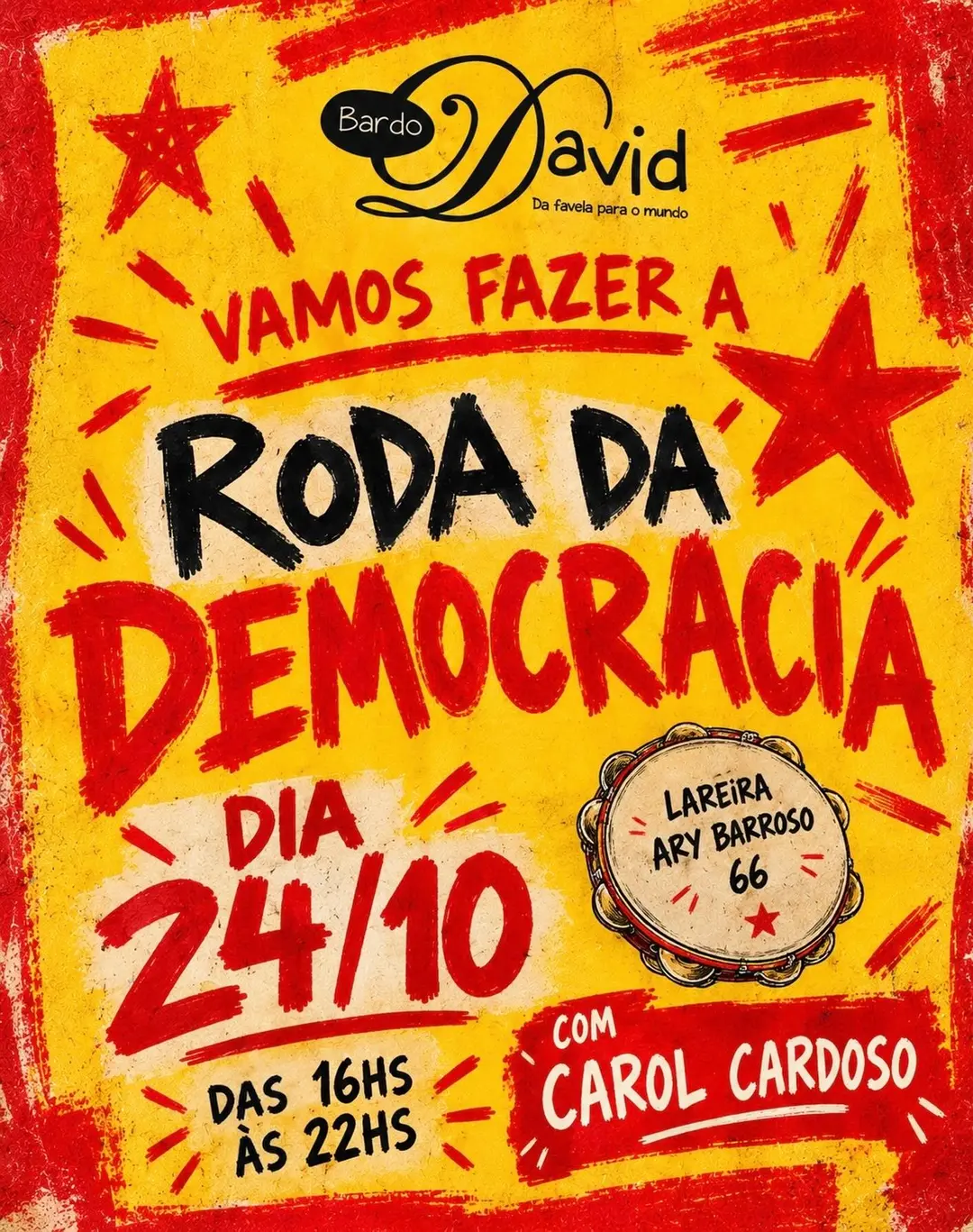 Flyer de Carol Cardoso