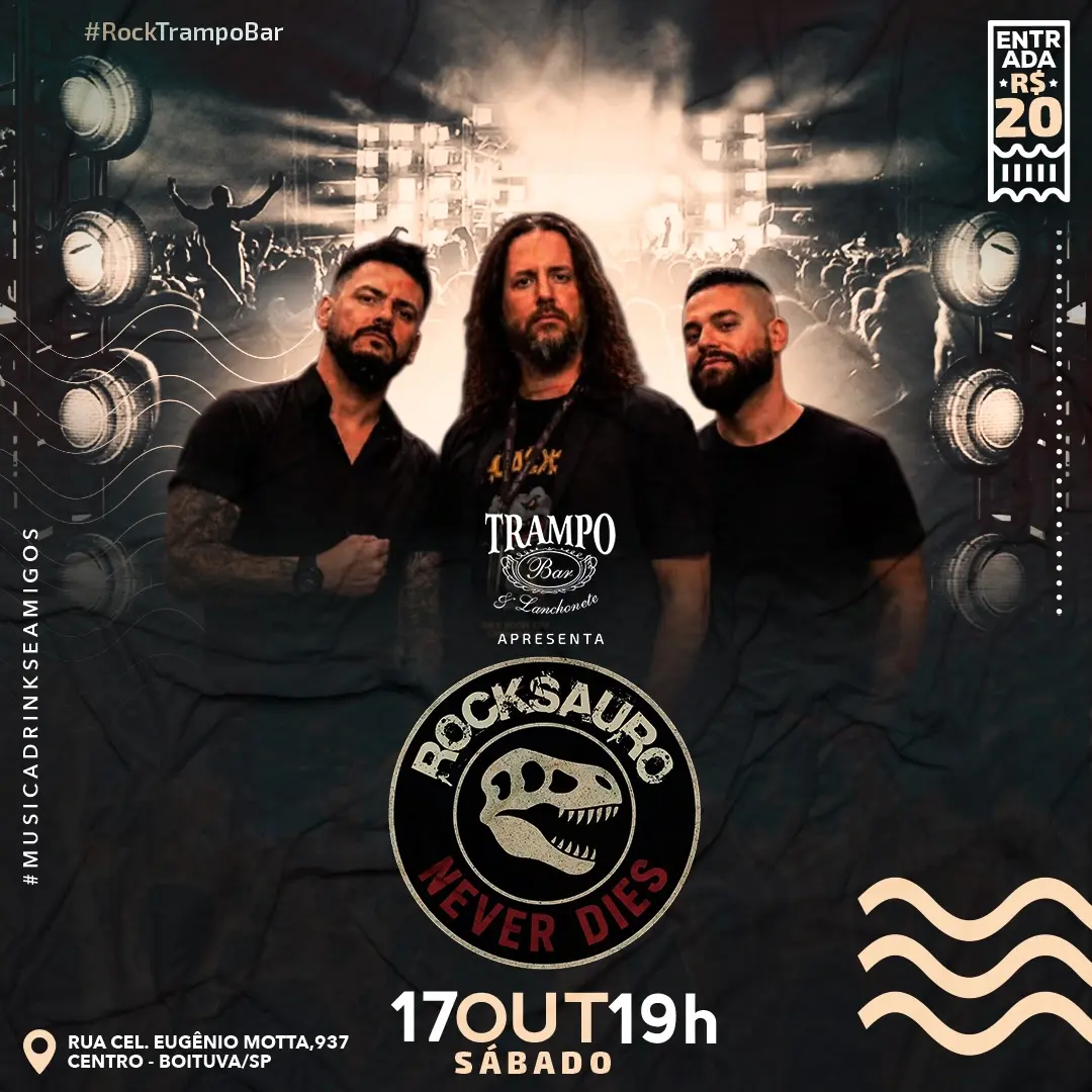 Flyer de Rocksauro