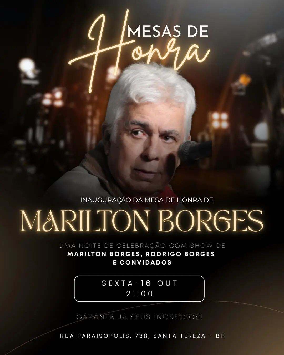Flyer de Rodrigo Borges e Marilton Borges