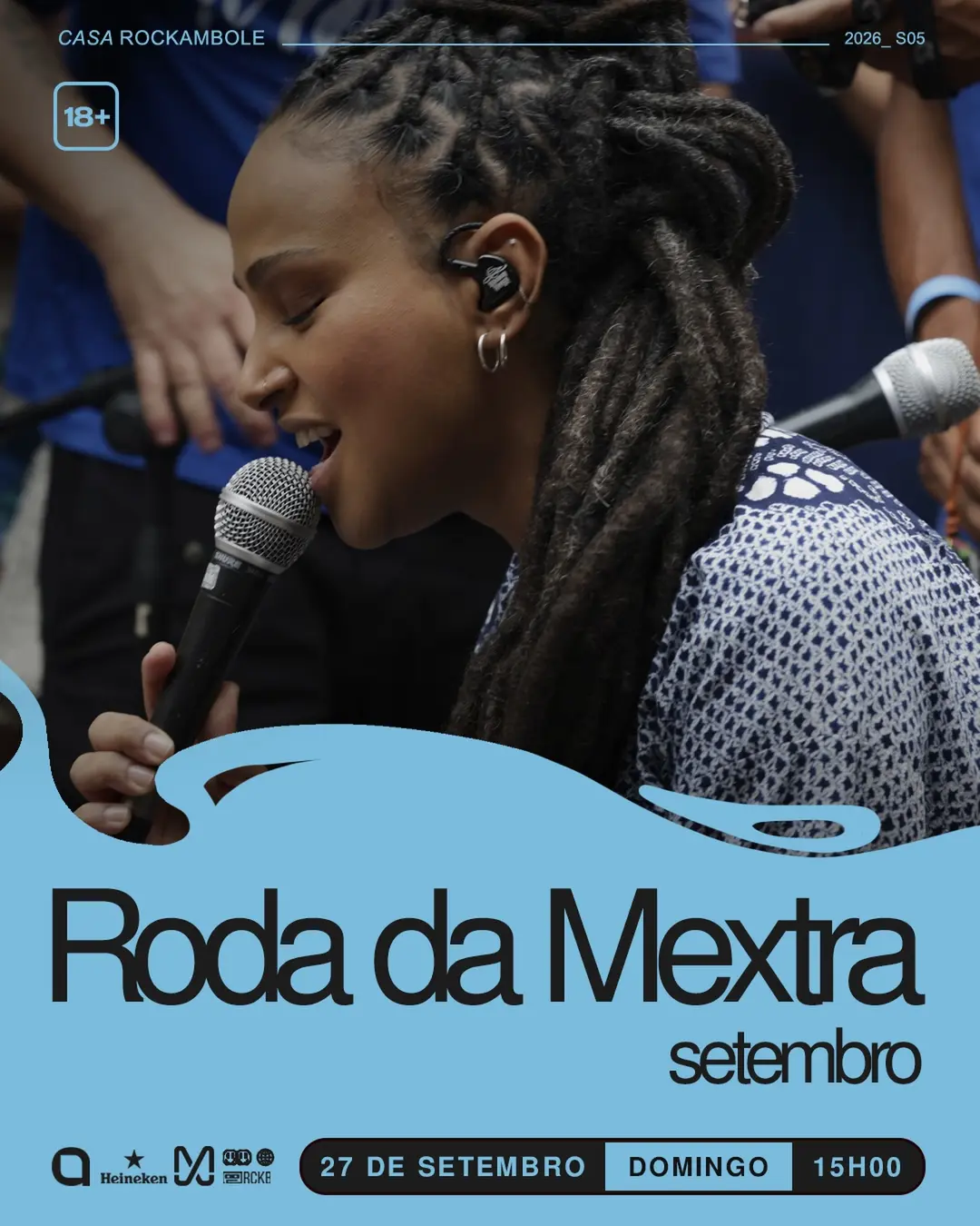 Flyer de Rodadamextra, Thaíz Lóssio e mais 6 artistas