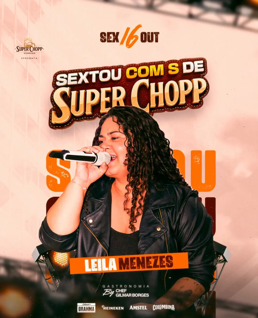 Flyer de Leila Menezes