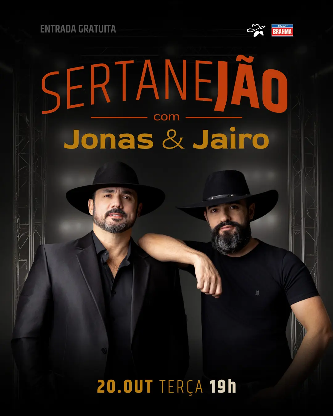 Flyer de Jonas & Jairo