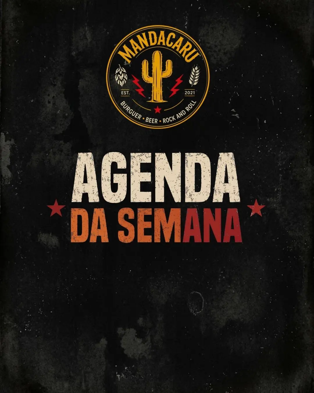 Flyer de Márcio Camargo