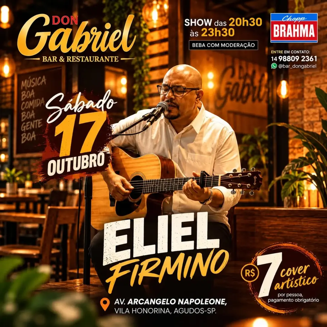 Flyer de Eliel Firmino