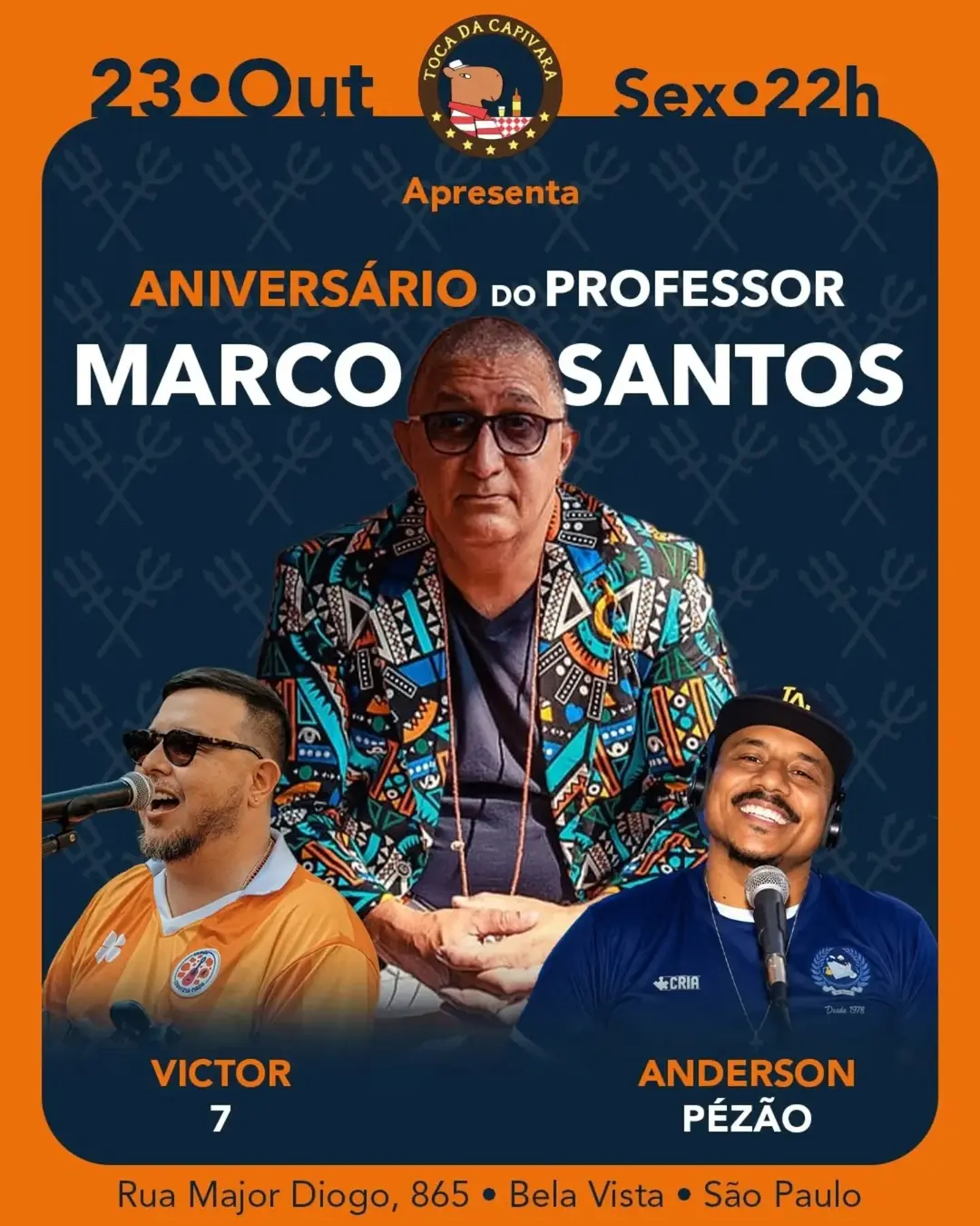 Flyer de 4 in Banda, victor7sete e Anderson Pézão