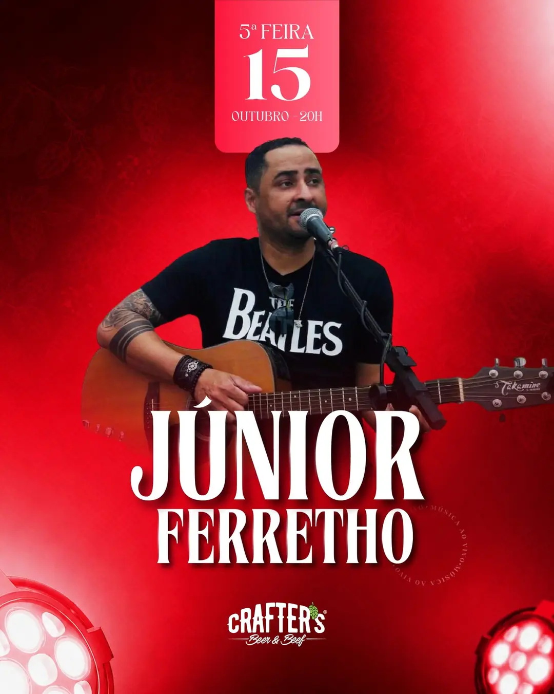 Flyer de Junior Ferretho