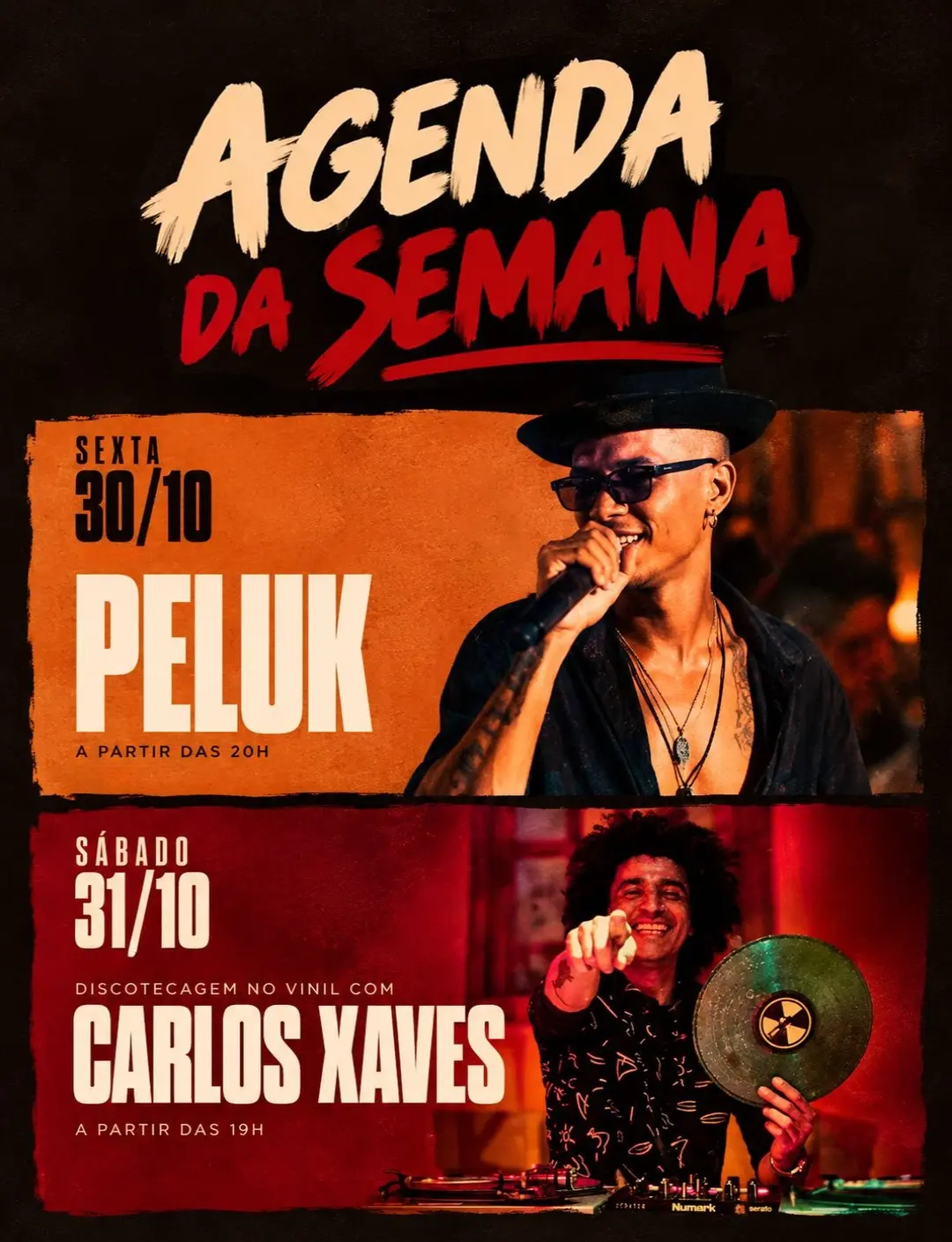 Flyer de Carlos Xaves