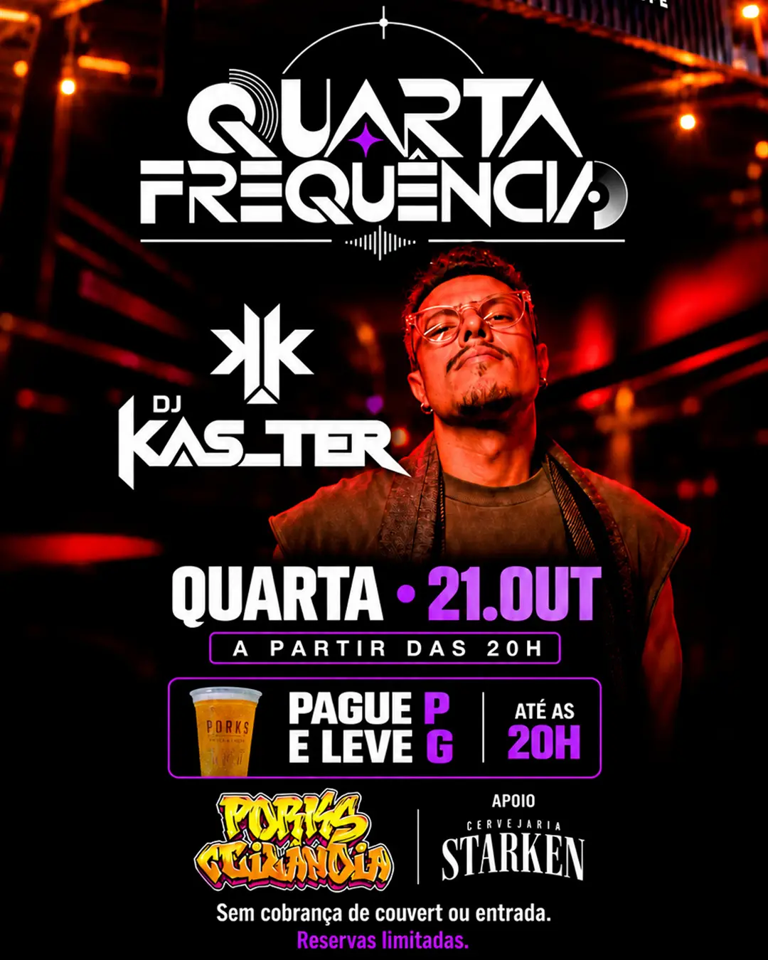 Flyer de DJ Kaster