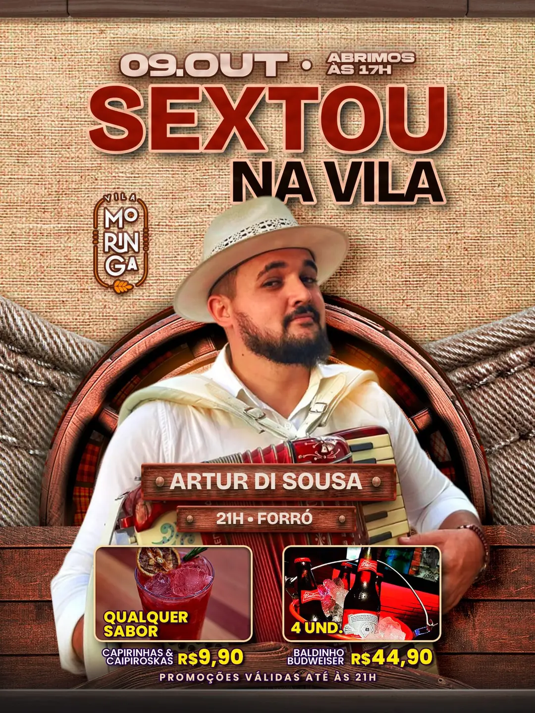 Flyer de Artur Di Sousa