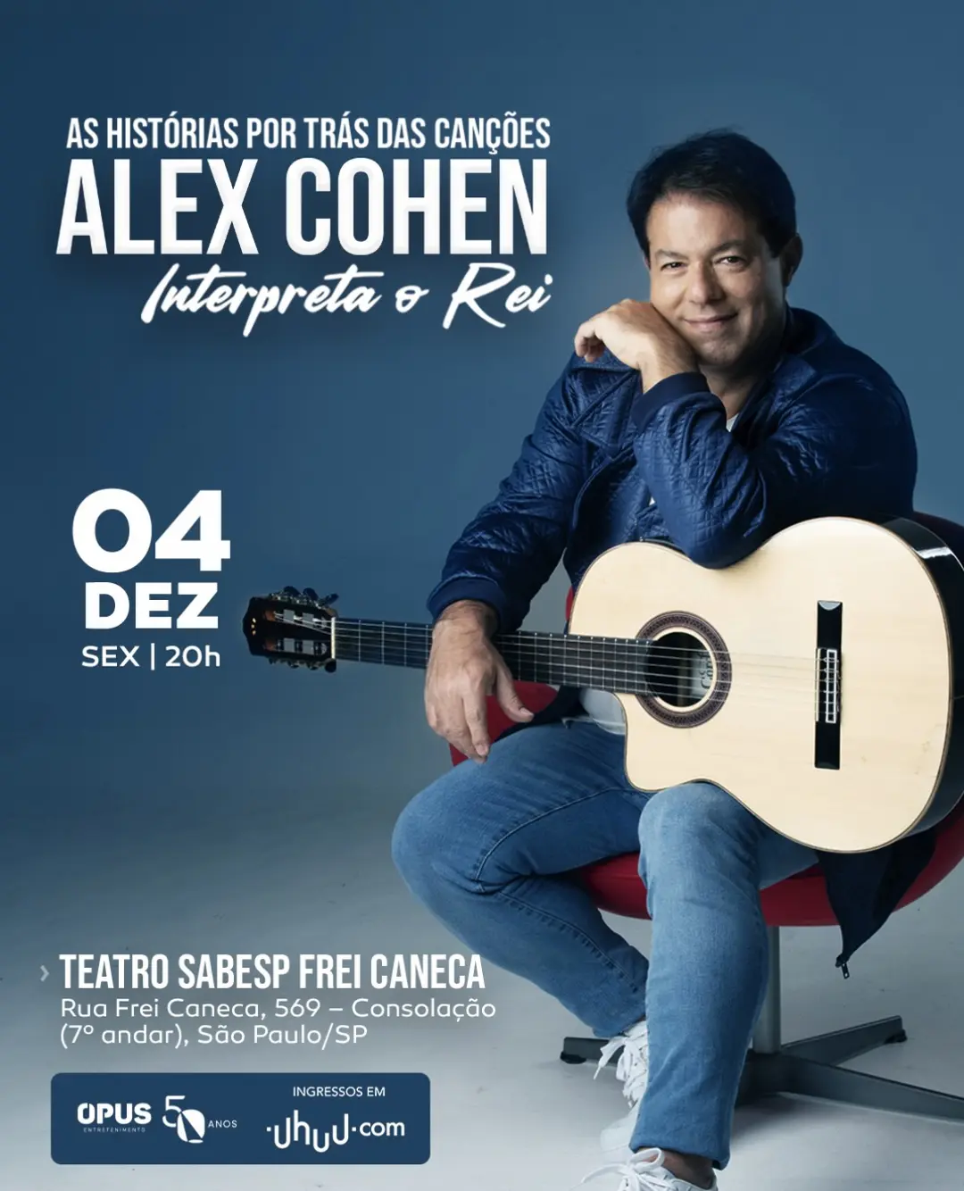 Flyer de Alex Cohen