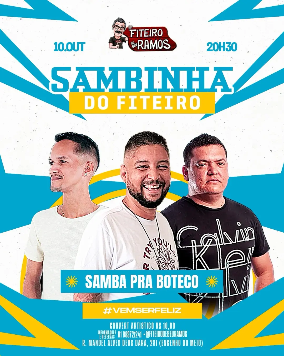 Flyer de Sambinha do Fiteiro