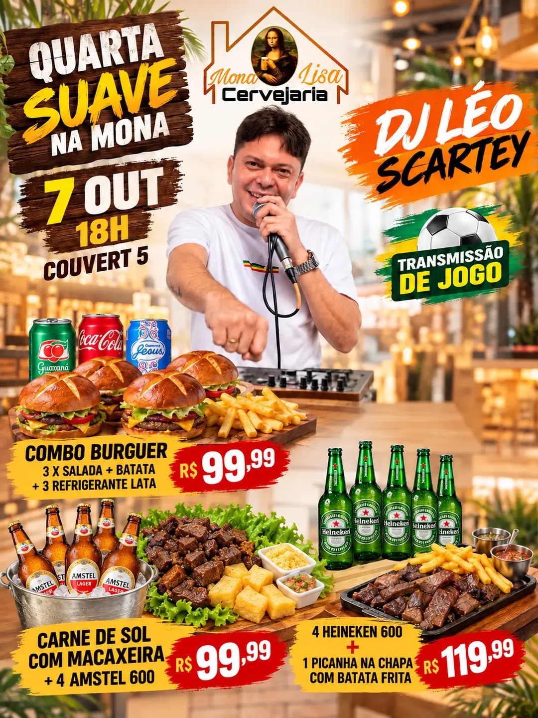 Flyer de DJ Léo Scartey
