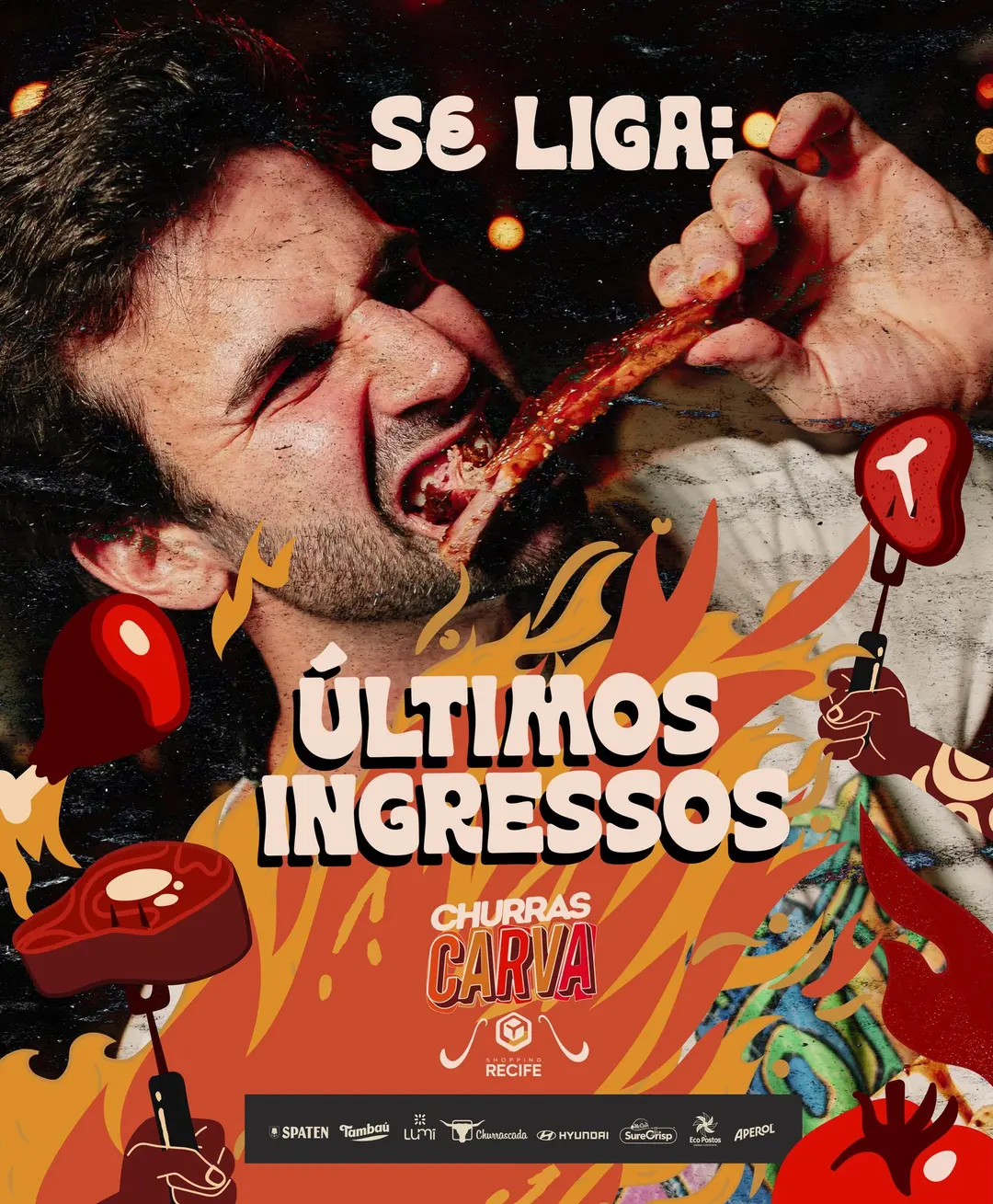 Flyer de Máquinas na Pista, Macfly, Parachutes e mais 2 artistas