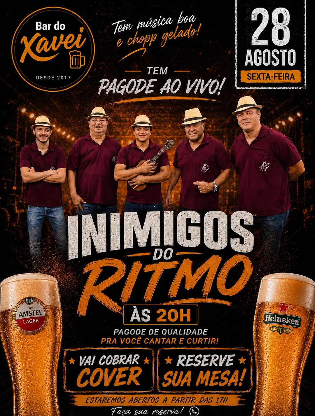 Flyer de Inimigos do Ritmo