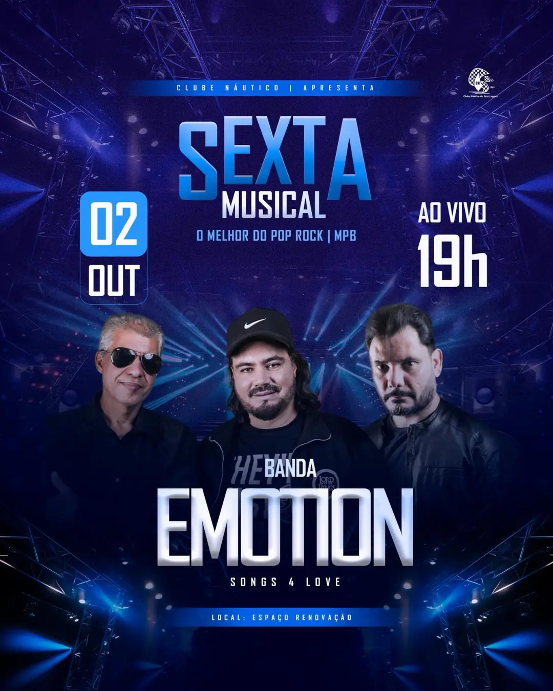 Flyer de Banda Emotion