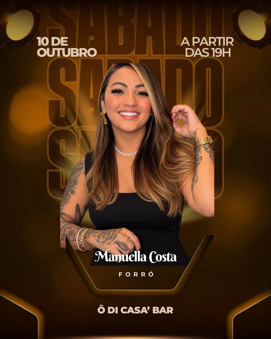Flyer de Manuella Costa e Carol Girão