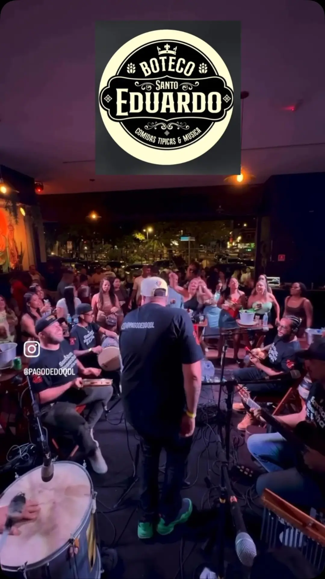 Flyer de Pagode do QDL e Pagode da União