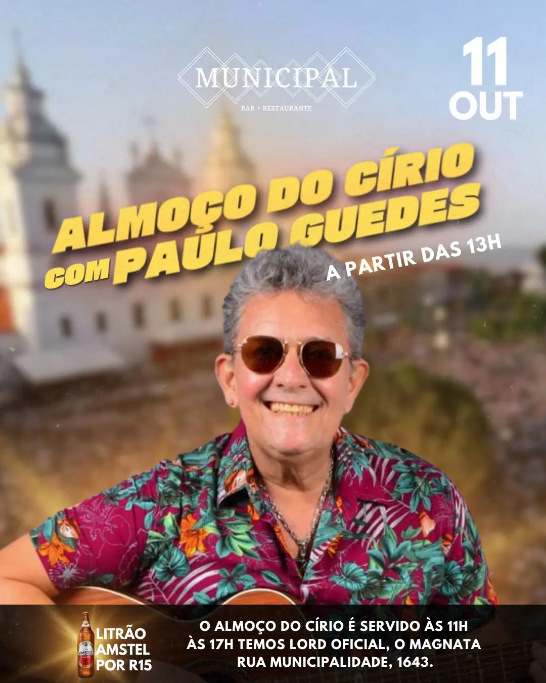 Flyer de Paulo Guedes e Lord Oficial