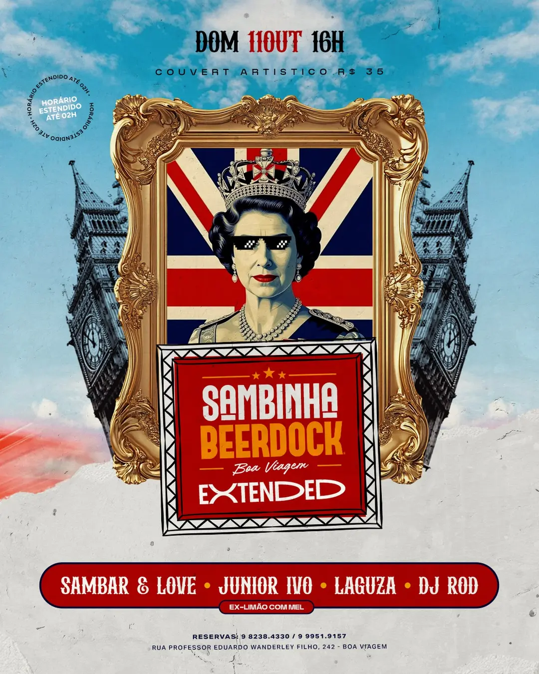 Flyer de Grupo Sambar & Love, Laguza e Junior Ivo