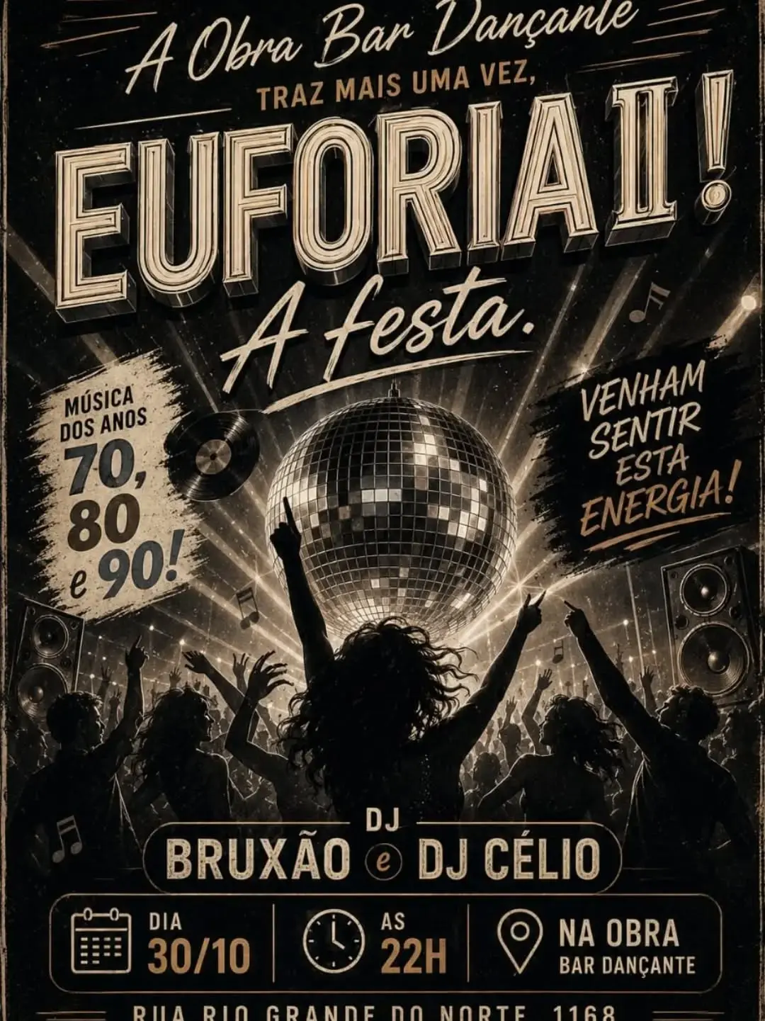 Flyer de Edson Ferreira da Silva e DJ Celiomurilode