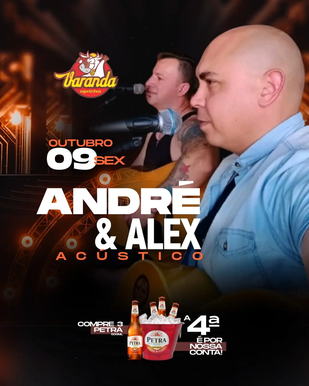 Flyer de André e Alex