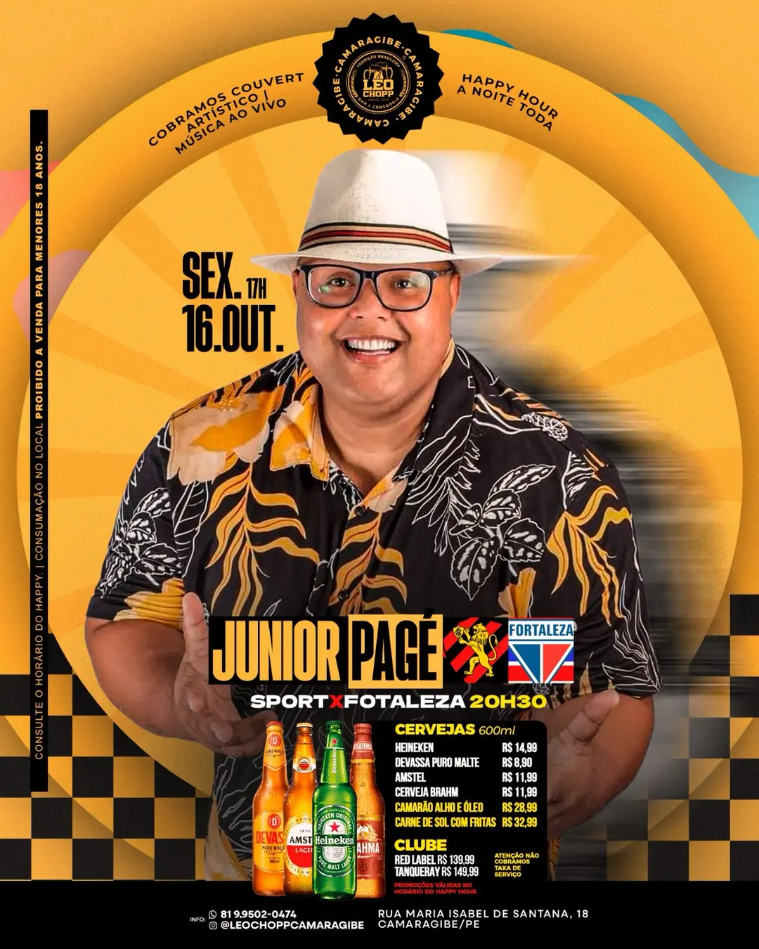 Flyer de Junior Pagé