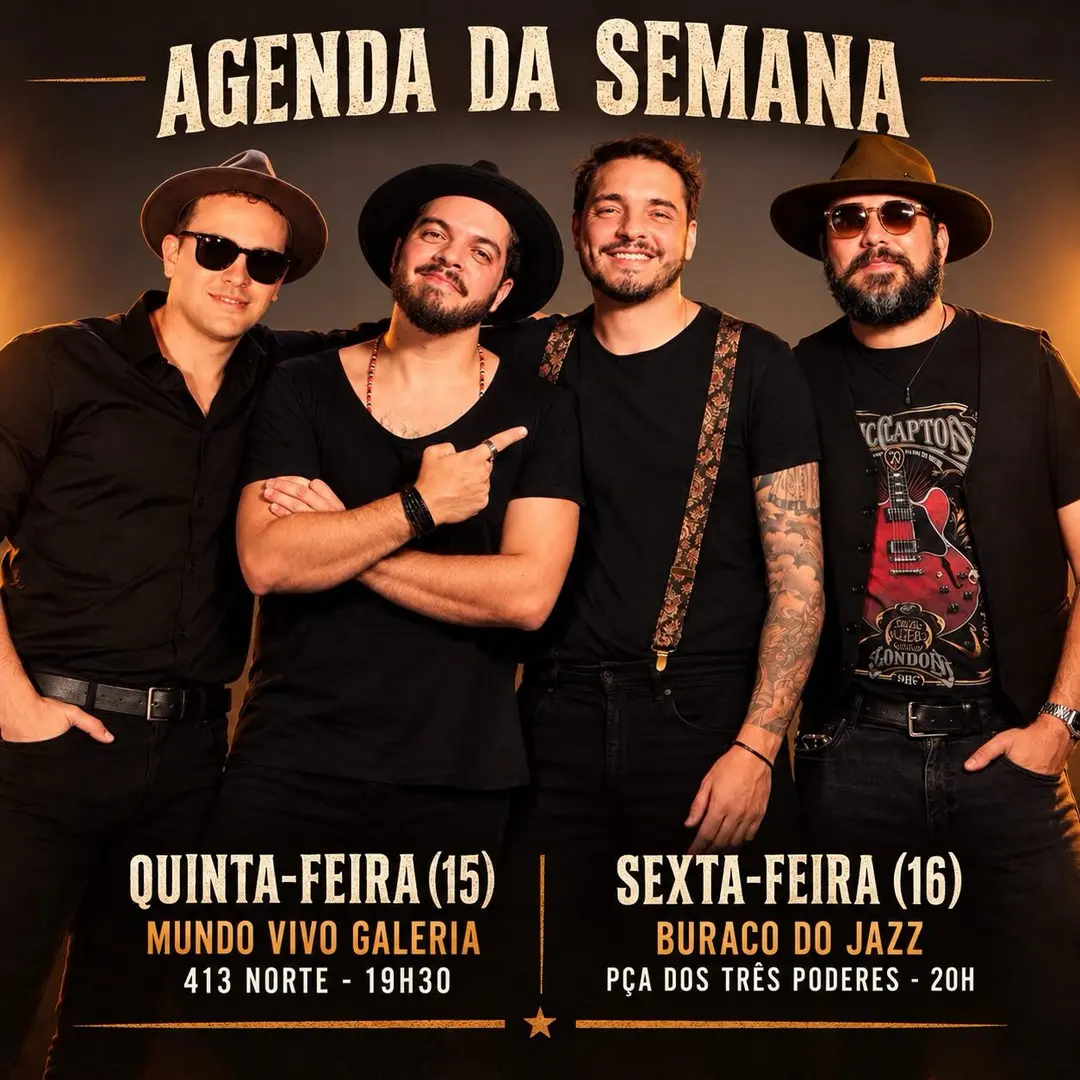 Flyer de Procurados Blues Band