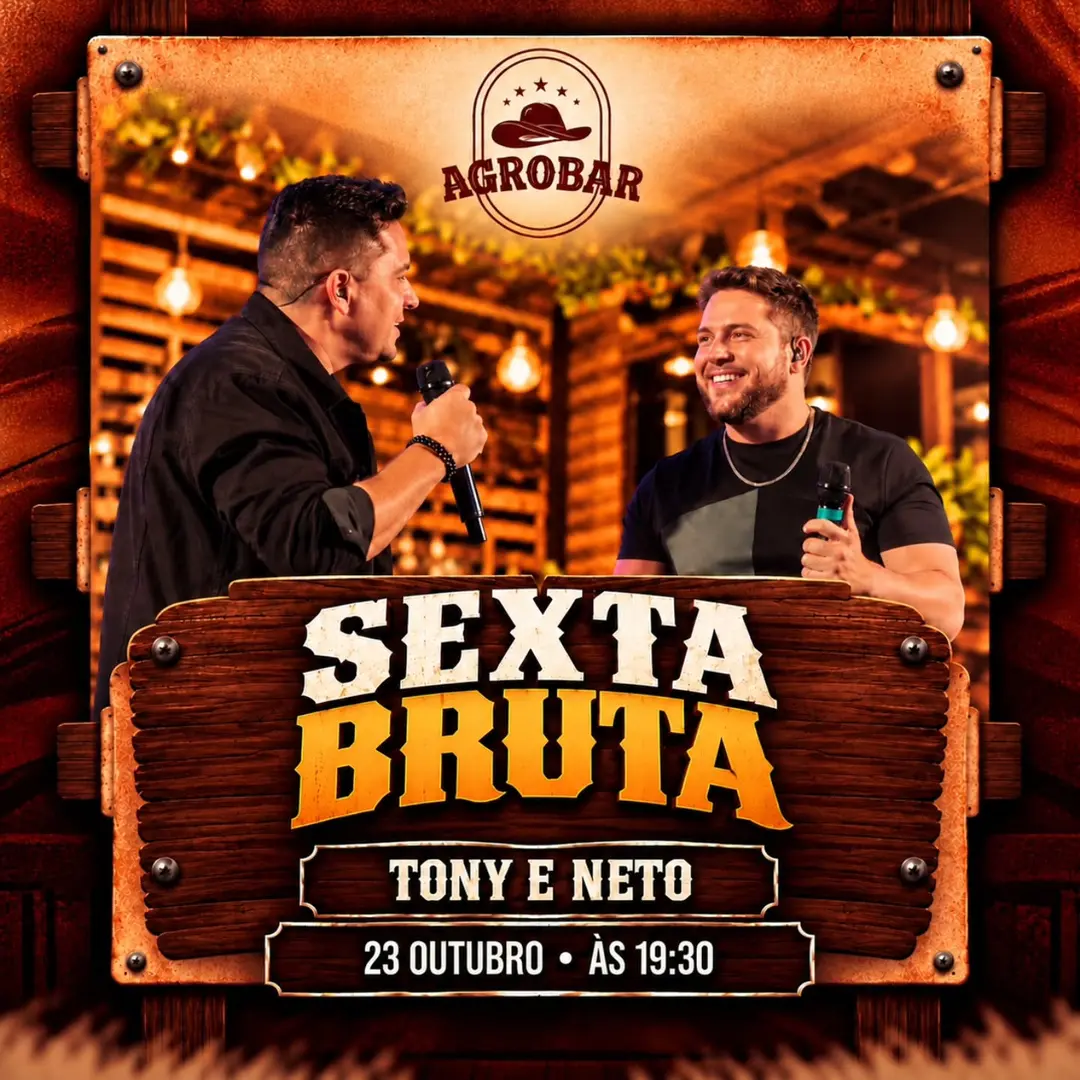 Flyer de Tony e Neto