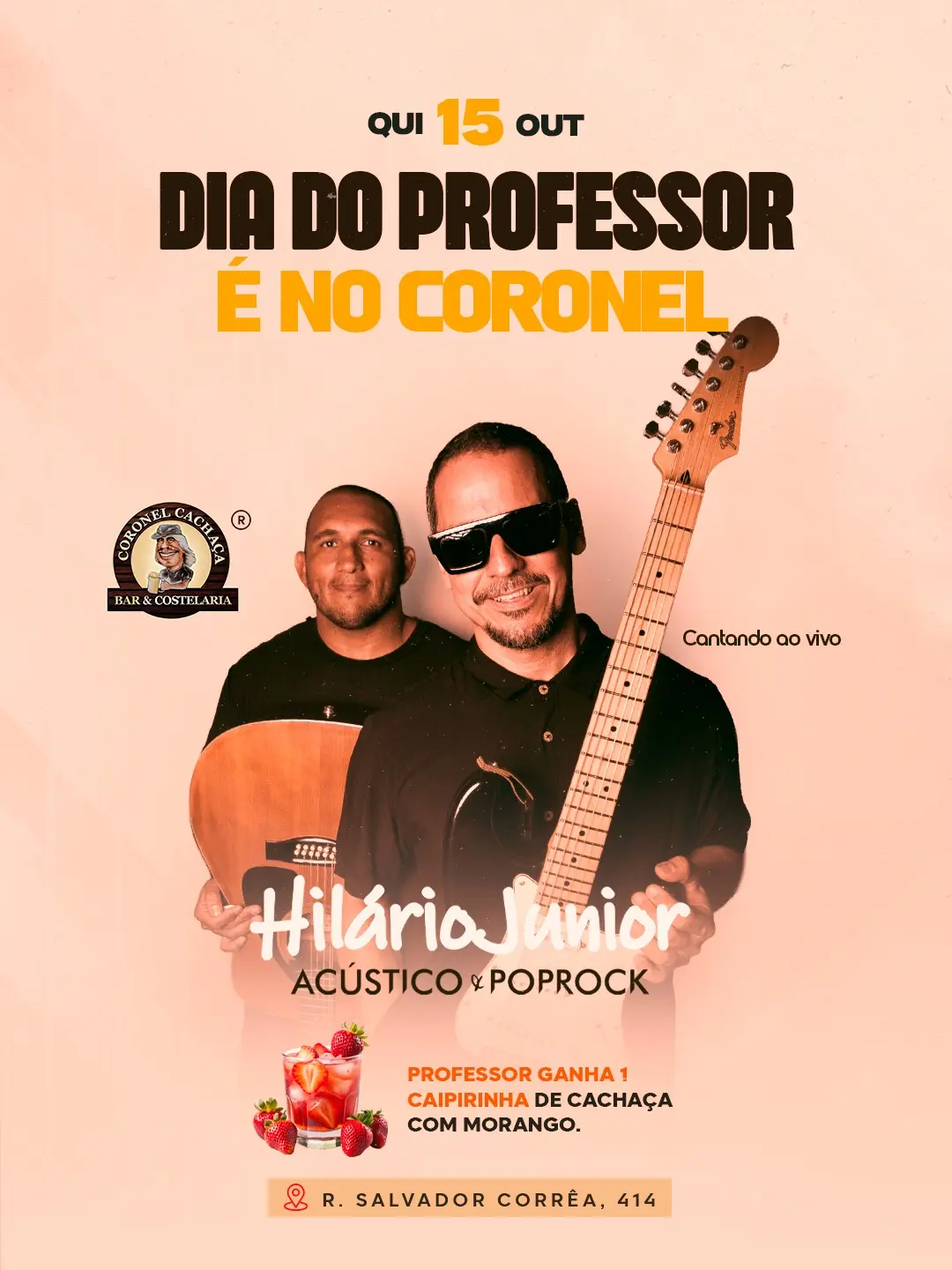 Flyer de Hilário Junior