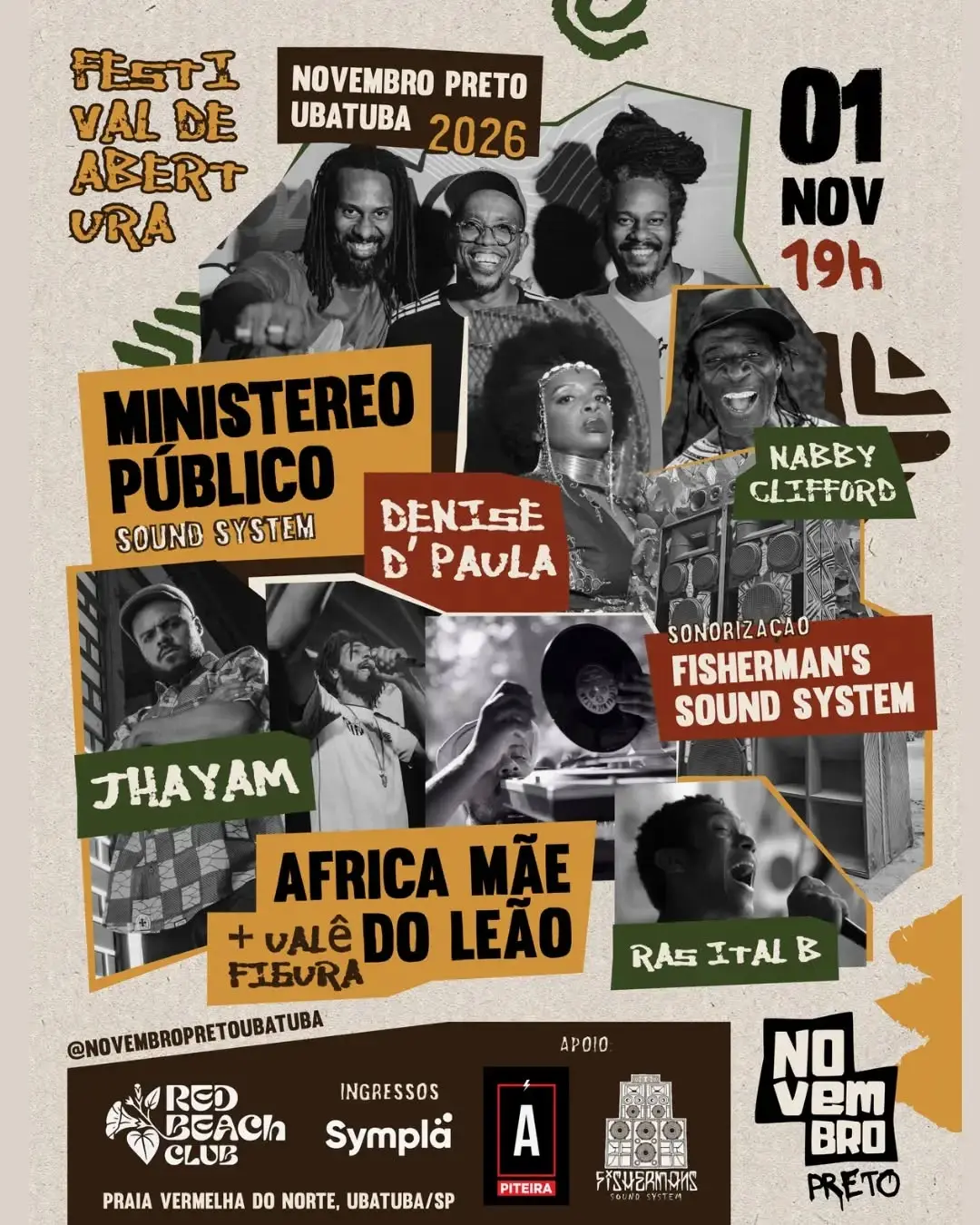 Flyer de Ministereo Público SoundSystem e mais 7 artistas