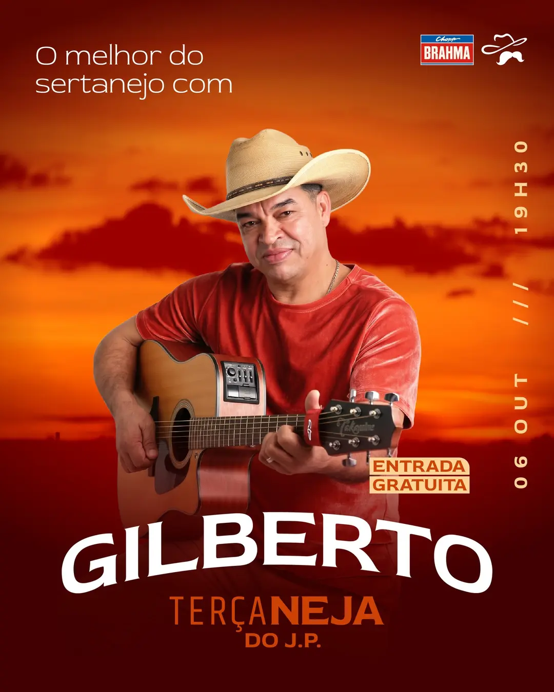 Flyer de Gilberto