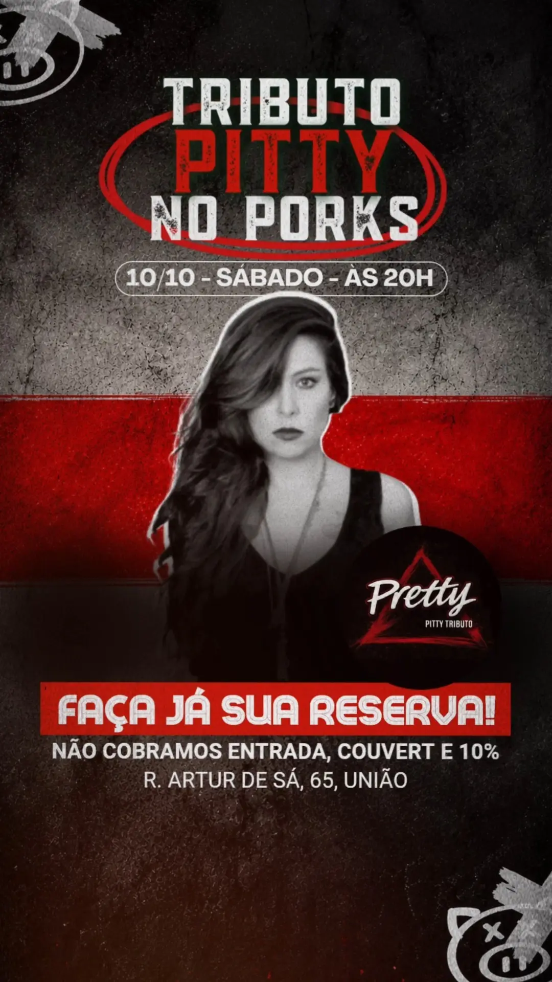 Flyer de Tributo a Pitty