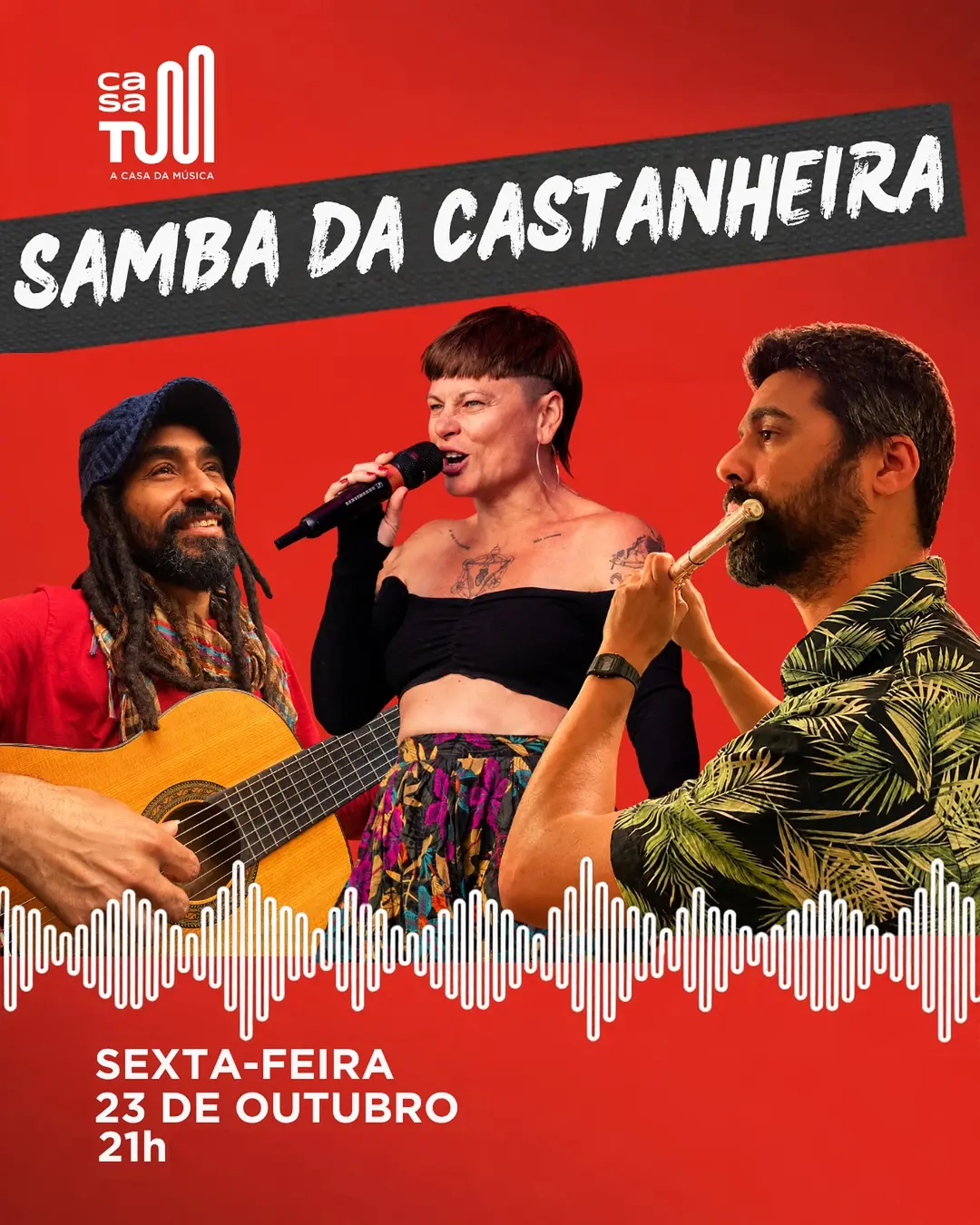 Flyer de Samba da Castanheira Trio e Samba da Felícia