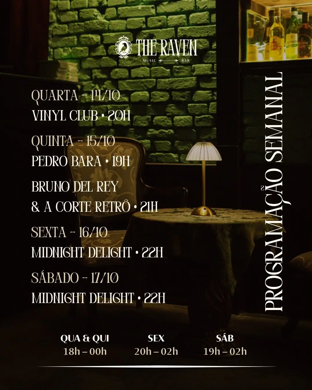 Flyer de Pedro Bara e Bruno Del Rey & A Corte Retrô