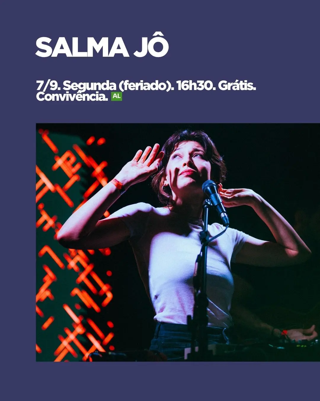 Flyer de Salma Jô