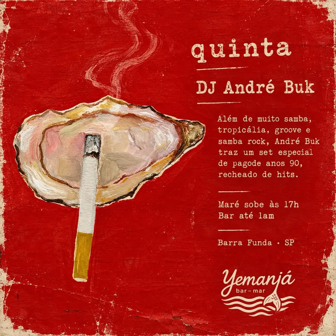 Flyer de DJ André Buk