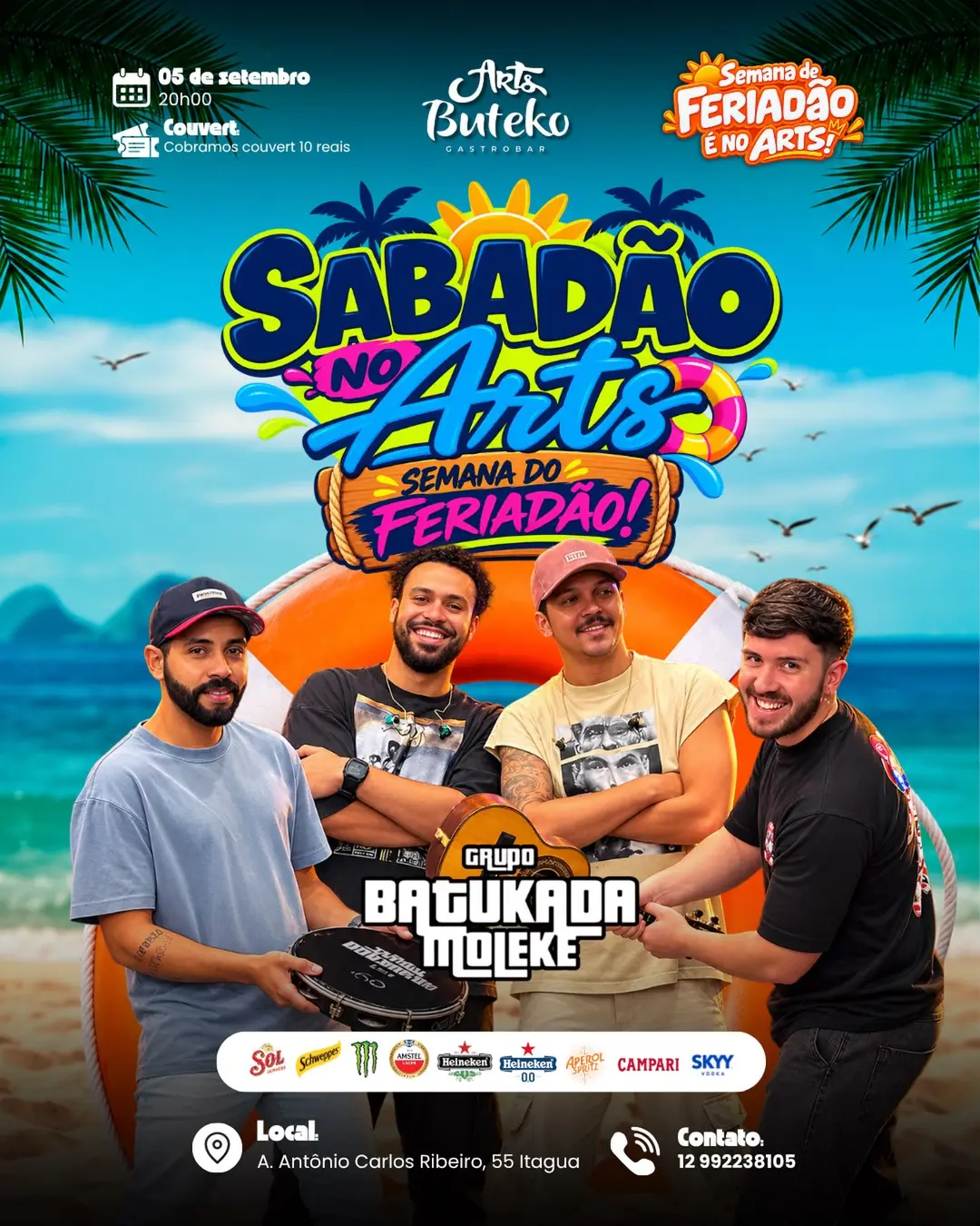 Flyer de Batukada Moleke