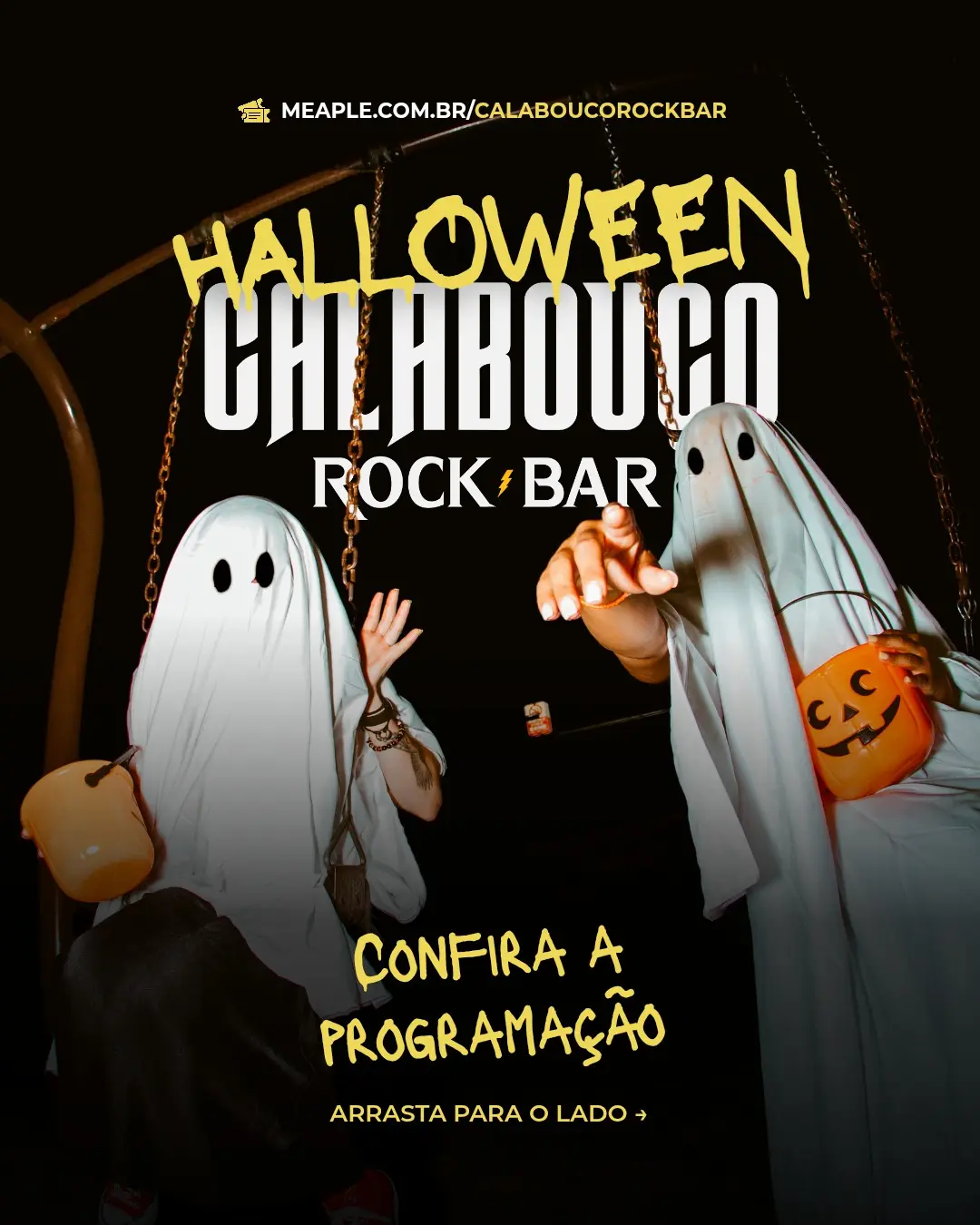 Flyer de Ghouls R.J., Stargazers e Epica & Nightwish