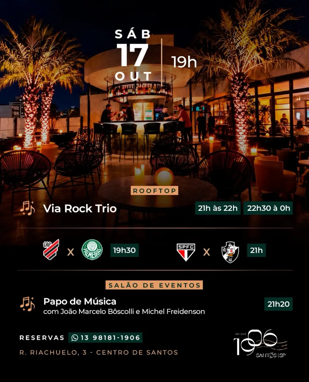 Flyer de Via Rock Trio