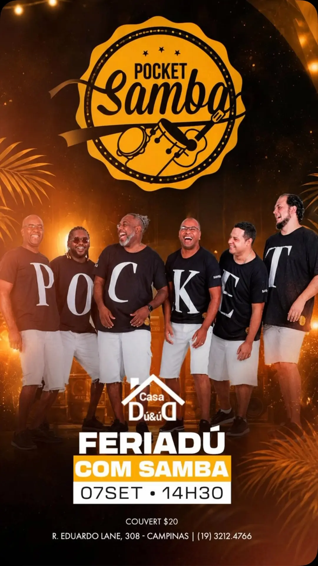 Flyer de Pocket Samba