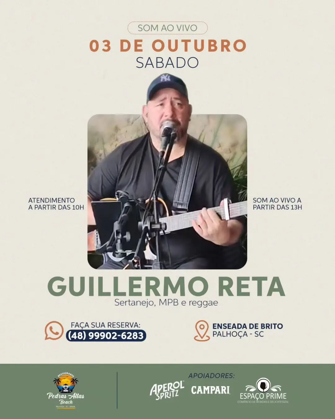 Flyer de Guillermo Ariel