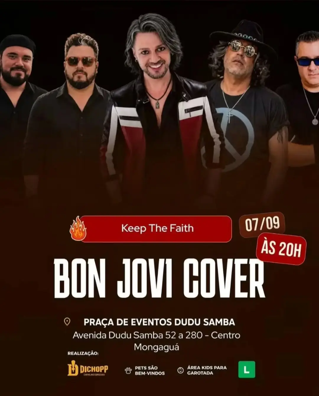 Flyer de Keep the Faith