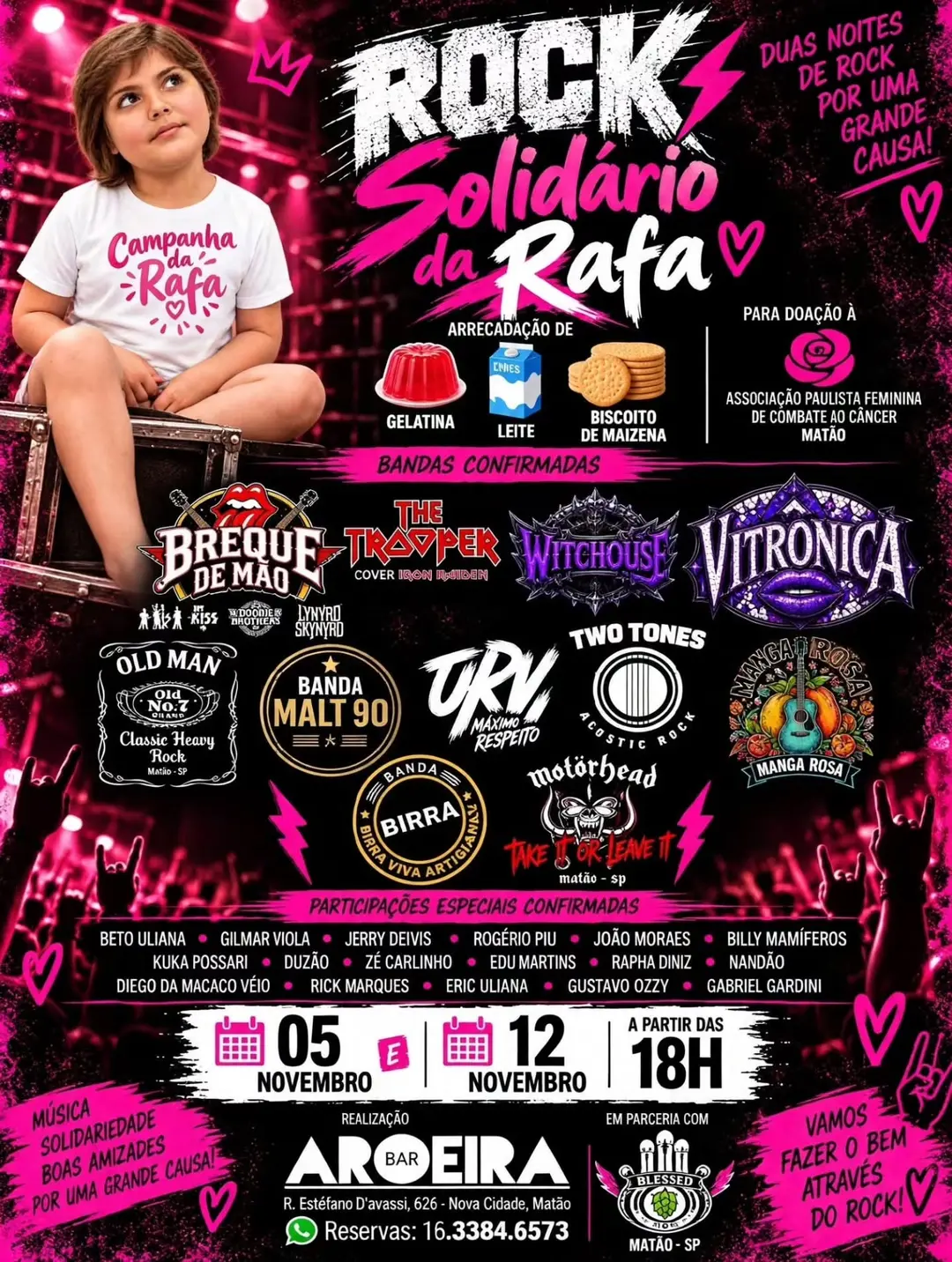 Flyer de BREQUE DE MÃO e mais 10 artistas